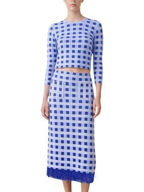 Baum und Pferdgarten Chani Blue crio Sweater Callis Midi Skirt Matching set S/M
